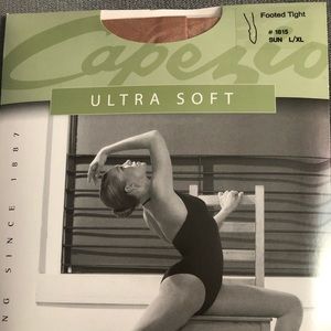 Capezio Ultra Soft Footed Tight in Sun Tan